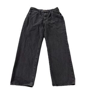 Levi's '94 Baggy Jeans Womens 32 Black Denim High Rise Relaxed Fit Y2K‎ Boho
